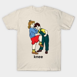 Self Defense Flash Cards: Knee T-Shirt